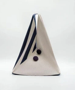 Original Design Light Blue Wrinkled Splicing Satchel Handbag ML2180 -Ada Fashion Original Design Light Blue Wrinkled Splicing Satchel Handbag5