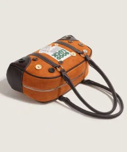 Original Retro American Versatile Metal Button Handbag ZX1016 -Ada Fashion Original Retro American Versatile Metal Button Handbag3