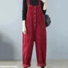 Women Solid Corduroy Jumpsuits