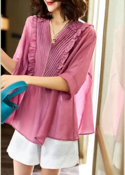 Simple Black Pockets Elastic Waist Patchwork Cotton Shorts Summer LY8586 -Ada Fashion Simple Black Pockets Elastic Waist Patchwork Cotton Shorts Summer Ada Fashion 150955879