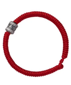 Simple Red Hand Knitting Six Characters Bucket Bead Bracelet ML0276 -Ada Fashion Simple Red Hand Knitting Six Characters Bucket Bead Bracelet Ada Fashion 161816617