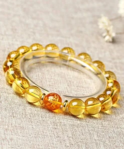 Skinny Yellow Crystal The Twelve Chinese Zodiac Signs Bracelet ML1386