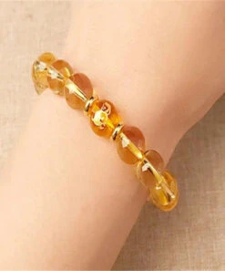 Skinny Yellow Crystal The Twelve Chinese Zodiac Signs Bracelet ML1386 -Ada Fashion Skinny Yellow Crystal The Twelve Chinese Zodiac Signs Bracelet Ada Fashion 165360399