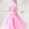 Style Pink Embroideried Warm Fleece Girls Coats And Tulle Maxi Skirts Two Pieces Set Long Sleeve ML0166 -Ada Fashion Style Pink Embroideried Warm Fleece Girls Coats And Tulle Maxi Skirts Two Pieces Set Long Sleeve1 65d77a49 0710 4984 b456 41c45d4e63d0