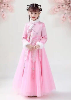 Style Pink Embroideried Warm Fleece Girls Coats And Tulle Maxi Skirts Two Pieces Set Long Sleeve ML0166 9 Style Pink Embroideried Warm Fleece Girls Coats And Tulle Maxi Skirts Two Pieces Set Long Sleeve ML0166 -Ada Fashion Style Pink Embroideried Warm Fleece Girls Coats And Tulle Maxi Skirts Two Pieces Set Long Sleeve3 e5264d8f 6abf 4cdb 915a 3a2cb18ec0cd