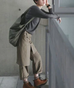 Stylish Army Green Vintage High-capacity Canvas Satchel Handbag Messenger Bag LY1750 -Ada Fashion Stylish Army Green Vintage High capacity Canvas Satchel Handbag Messenger Bag5