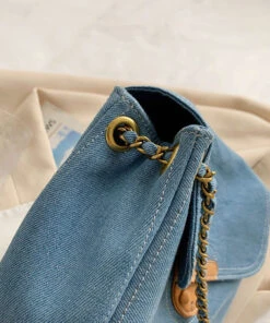 Unique Denim Blue Patchwork Chain Canvas Satchel Handbag LY1381 -Ada Fashion Unique Denim Blue Patchwork Chain Canvas Satchel Handbag4 854ff6a5 eb76 4675 9f42 01758f0db2de