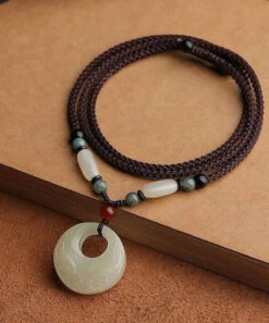 Unique Jade Hand Knitting Jade Little Fish Pendant Necklace ML0691 10 Unique Jade Hand Knitting Jade Little Fish Pendant Necklace ML0691 -Ada Fashion Unique Jade Hand Knitting Jade Little Fish Pendant Necklace Ada Fashion 162796151