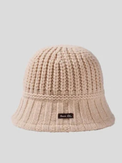 Pure Color Knitted Patch Warm Hat -Ada Fashion Winter Pure Color Fashion Knitted Patch Warm Hat Ada Fashion 178577122
