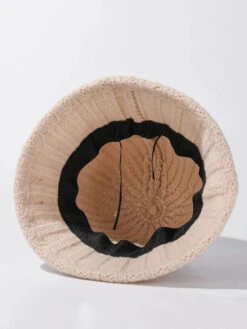 Pure Color Knitted Patch Warm Hat -Ada Fashion Winter Pure Color Fashion Knitted Patch Warm Hat Ada Fashion 178577719