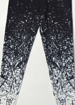 Women Black Print Slim Jogging Cotton Pants Spring LY1933 -Ada Fashion Women Black Print Slim Jogging Cotton Pants Spring4