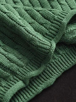 Women Spliced Knitted Turtleneck Sweater -Ada Fashion Women Retro Patch Spliced Knitted Turtleneck Sweater Ada Fashion 178121536