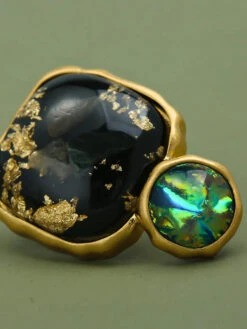 Women Copper Resin Sliver Earrings -Ada Fashion Women Vintage Copper Resin Sliver Earrings Ada Fashion 177797251