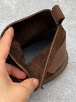 Women Leather Spliced Drawstring Boots -Ada Fashion Women Vintage Leather Spliced Drawstring Ankle Boots Ada Fashion 178567775